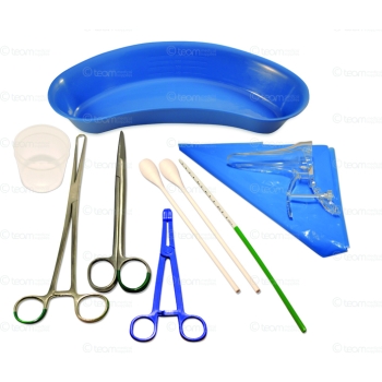 IUD Insertion Kit Complete with Metal Instruments
