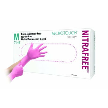 Micro-Touch Nitrafree Glove Medium Pink