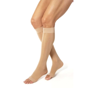 Jobst Ultra Sheer Knee High Compression Socks Large - Open Toe