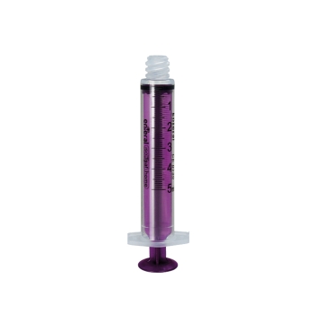 ENFit Enteral Syringe 5mL Purple Single Use