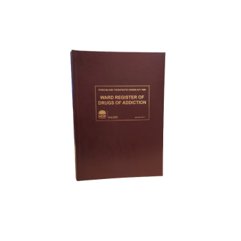 Ward Drug Register Book H32