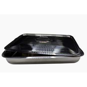 Tray W/lid S/S 300 x 200 x 50mm Armo