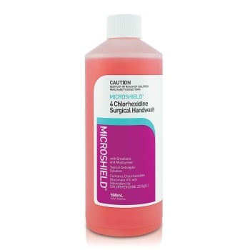 Microshield 4 Chlorhexidine Surgical Handwash - 500ml