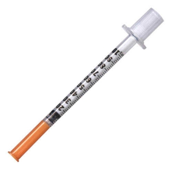Syringe Insulin 1.0ml 29g x 1/2"