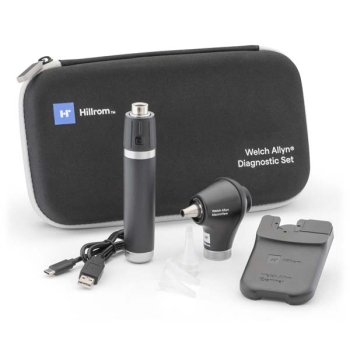 Welch Allyn Portable Diagnostic Set - MacroView Plus; Li-Ion Plus USB-C; iExaminer and Hard Case