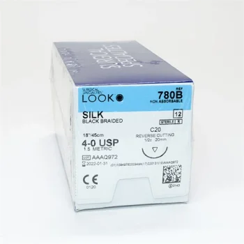 Look Silk 4-0 20mm Reverse Cutting 45cm C20 Black