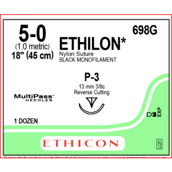 ETHILON 5-0 13MM P-3 45CM
