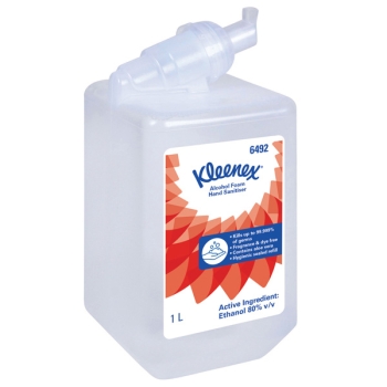 Kleenex Alcohol Foam Hand Sanitiser 1ltr