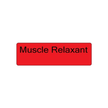 Labels Muscle Relaxant