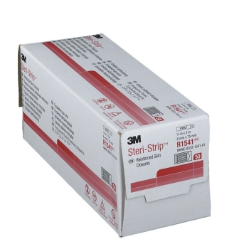 3M Steri-Strip Adhesive Skin Closures (Reinforced) 6 x 75mm Red