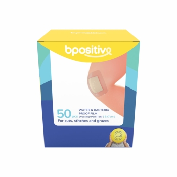 BPositive Tan Waterproof Island Dressing 5 x 7cm