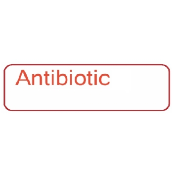 Label antibiotic