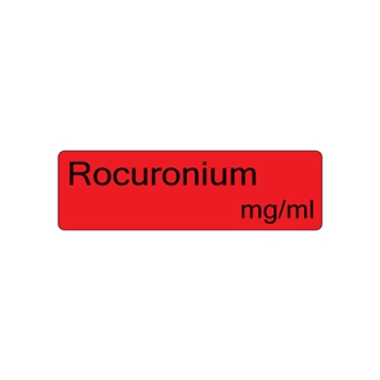 Labels - Rocuronium mg/mL