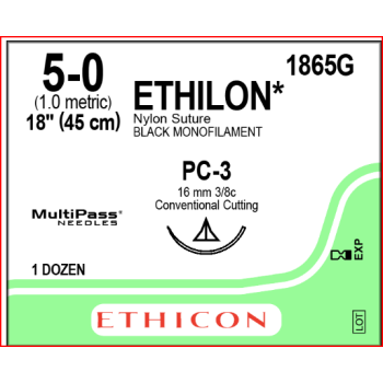 Ethilon 5/0 PC-3 45cm