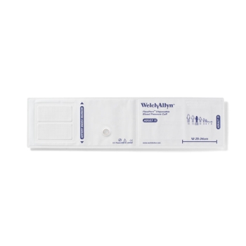 Welch Allyn Flexiport Disposable Cuff - Adult; Size 11; 25-34cm