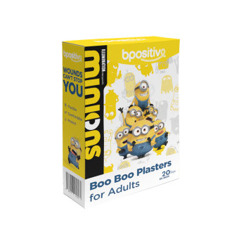 bpositive Boo Boo Minion Transparent Strips for Adults (BX20)
