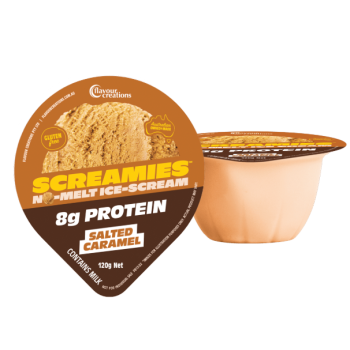 Flavour Creations Screamies No Melt Ice Cream Protein Salted Caramel 120g 36