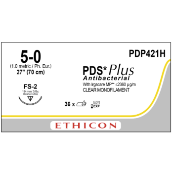 PDS II Plus 5-0 19mm FS-2 70cm Undyed