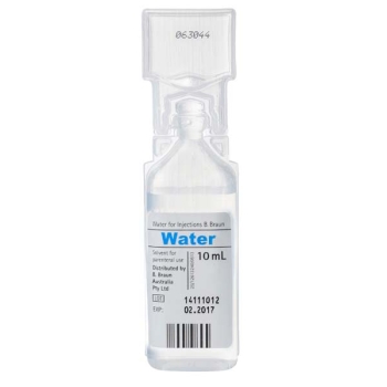 Water for injection 10ml Braun