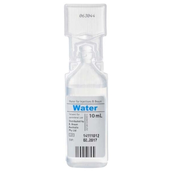 Water for injection 10ml Braun