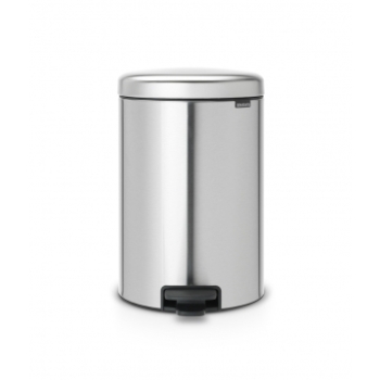 Pedal Bin 12L Fingerprint Proof Matt Steel