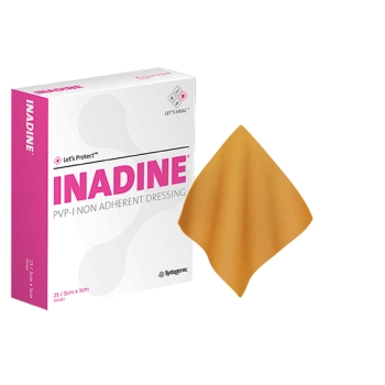 Inadine PVP-I Non-Adherent Dressing 5 x 5cm